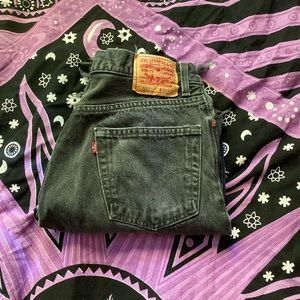 Levis 550 Relaxed Fit Straight Leg Mom Jeans